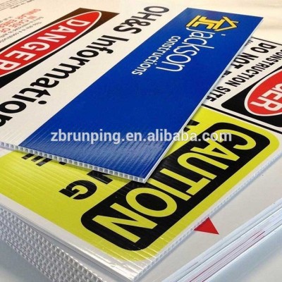 PP Plastic Printing Corflute Coroplast Corres Signs