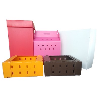 Customized Colored PP Corrugated Plastic Movable Wardrobe Box